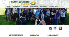 Desktop Screenshot of comite-logement.org